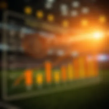 Graph showing betting strategies effectiveness