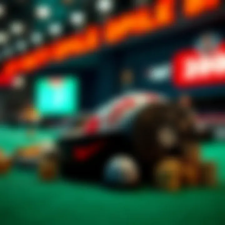 Visual representation of betting strategies
