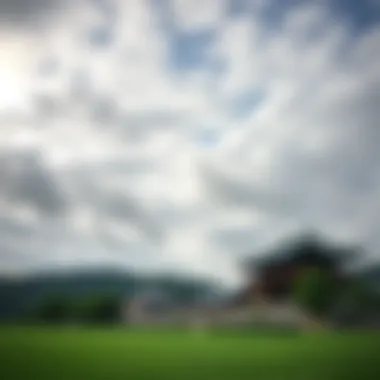 Gyeongju landscape under cloudy skies