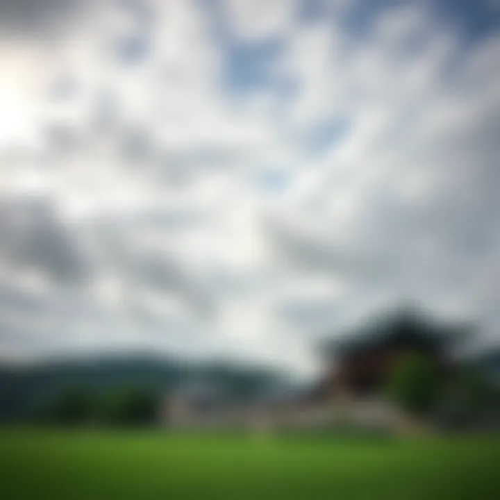 Gyeongju landscape under cloudy skies