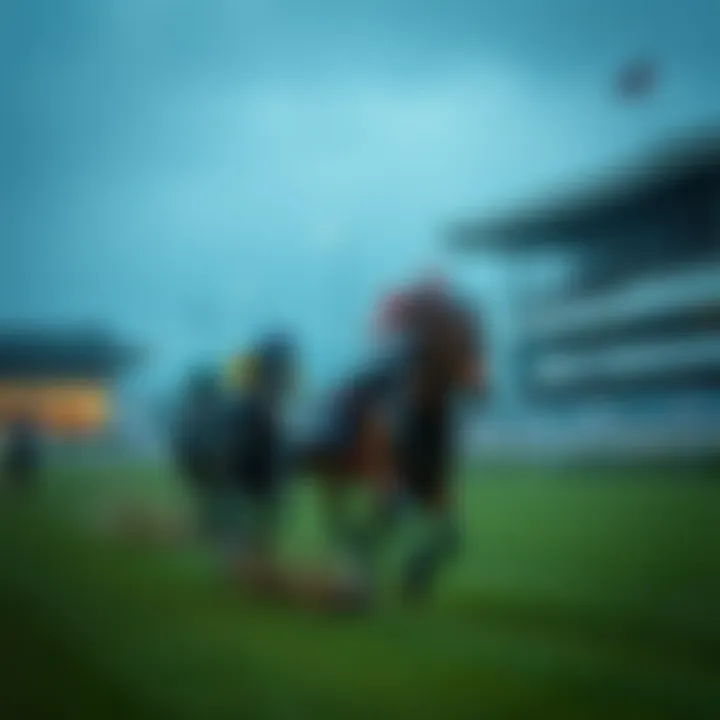 Horse racing in Gyeongju amidst changing weather