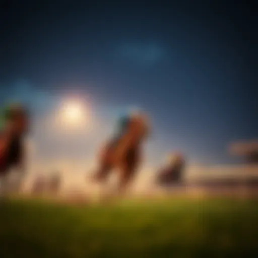 Visual representation of horse racing statistics