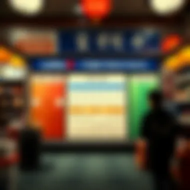 Infographic showcasing the Korean lottery color system and its usage