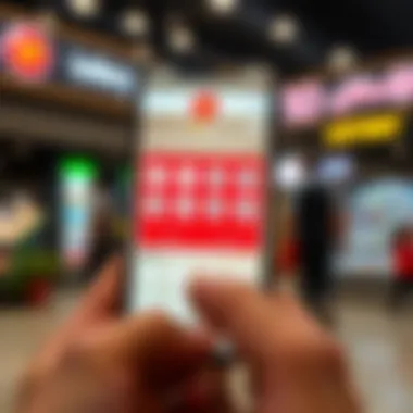 Innovative lottery application interface