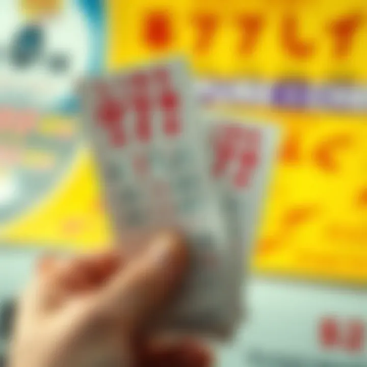 Illustration of lottery tickets