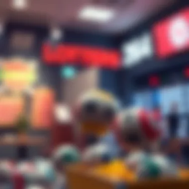 Visual representation of various lottery types and their structures