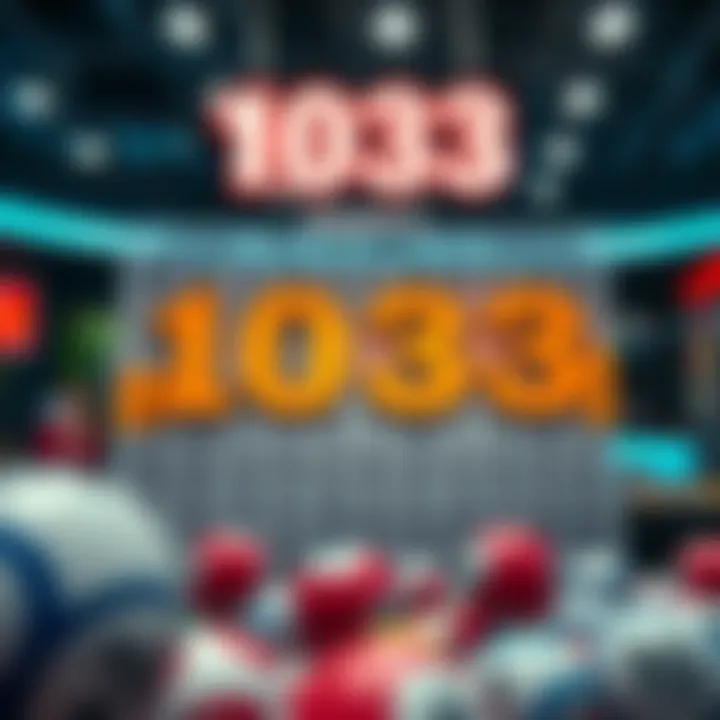 Lotto 1033 Statistics Overview Visual representation of lottery statistics