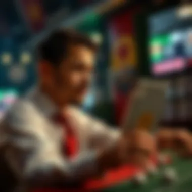 Creative depiction of betting strategies