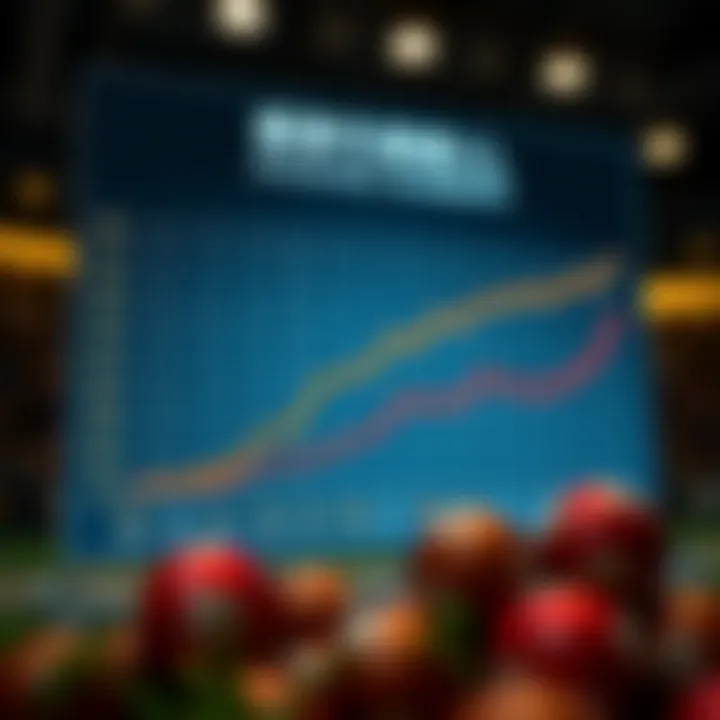 Graph showcasing historical winning numbers