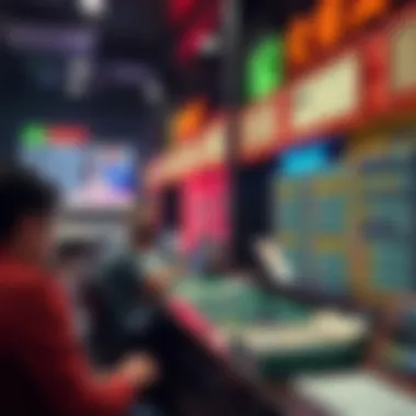 Strategic Betting in Lottery Systems Conceptual artwork representing strategic betting in lotteries