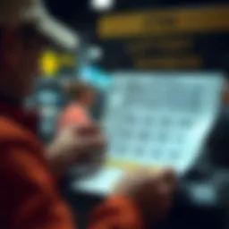 Illustration of lottery ticket selection