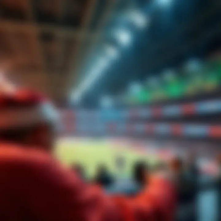 Visualization of betting dynamics