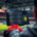 Dynamic betting interface showcasing various options