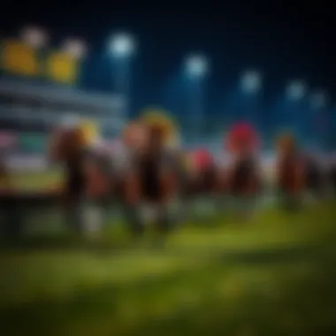 Game mechanics of screen horse racing