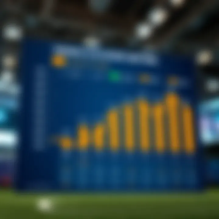 Chart comparing sports betting trends