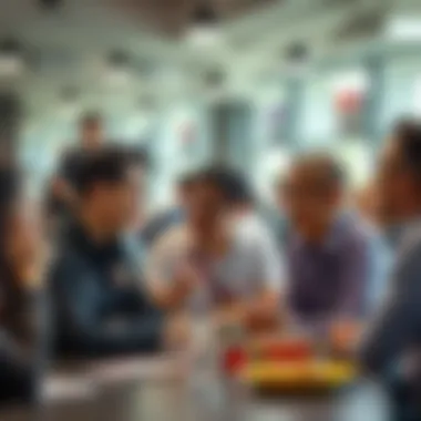 Dynamic discussion among community members