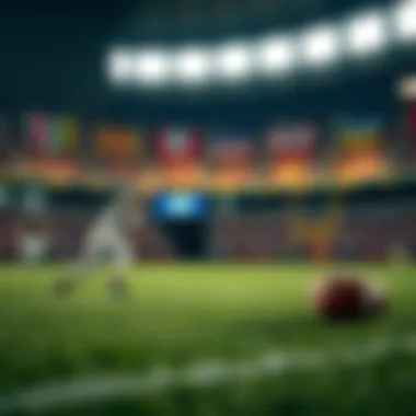 A historical timeline showcasing the evolution of lottery systems related to the Super Bowl