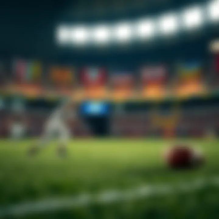 A historical timeline showcasing the evolution of lottery systems related to the Super Bowl