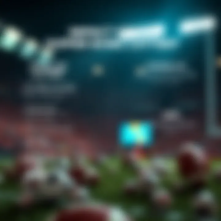 An infographic depicting the social and economic impacts of the Super Bowl lottery