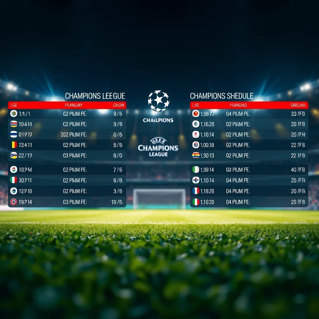 Uefa Champions League 2027 Match Schedule
